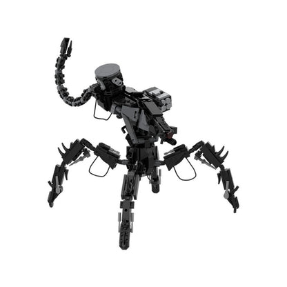 Post-Apocalyptic Spider Combat Machine Robot Building Kit | LEGO-Compatible MOC - 2