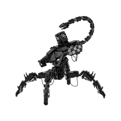 Post-Apocalyptic Spider Combat Machine Robot Building Kit | LEGO-Compatible MOC - 3