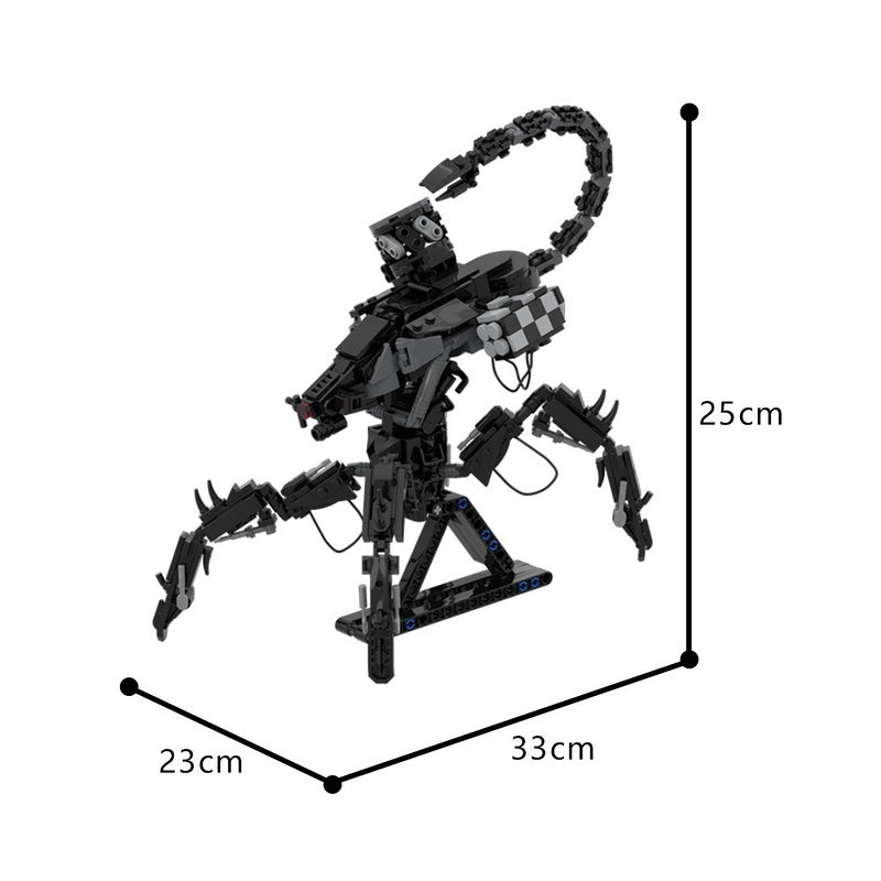 Post-Apocalyptic Spider Combat Machine Robot Building Kit | LEGO-Compatible MOC - 4