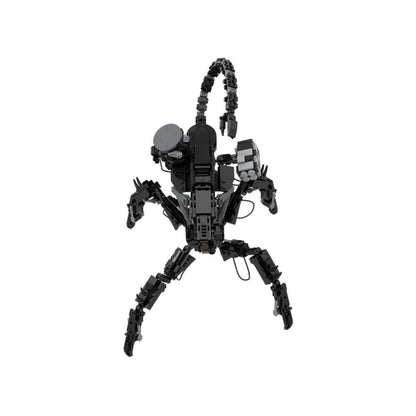 Post-Apocalyptic Spider Combat Machine Robot Building Kit | LEGO-Compatible MOC - 5