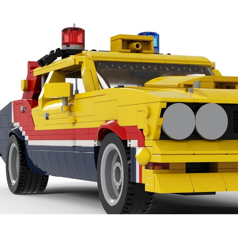 Post-Apocalyptic V8 Interceptor MOC Building Kit | 1:18 Scale Vehicle - 2
