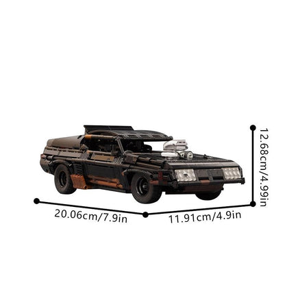 Post-Apocalyptic V8 Interceptor MOC Car Building Kit | Futuristic Vehicle - 2