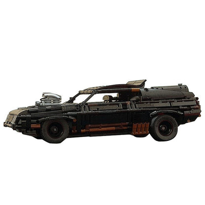 Post-Apocalyptic V8 Interceptor MOC Car Building Kit | Futuristic Vehicle - 3