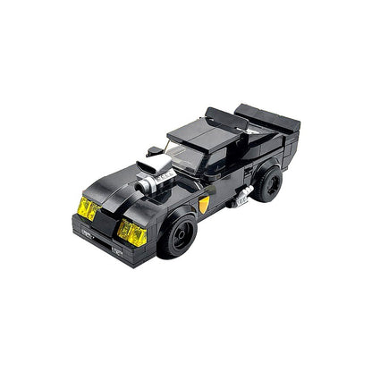 Post-Apocalyptic V8 Interceptor Muscle Car Building Kit | Compatible MOC - 5