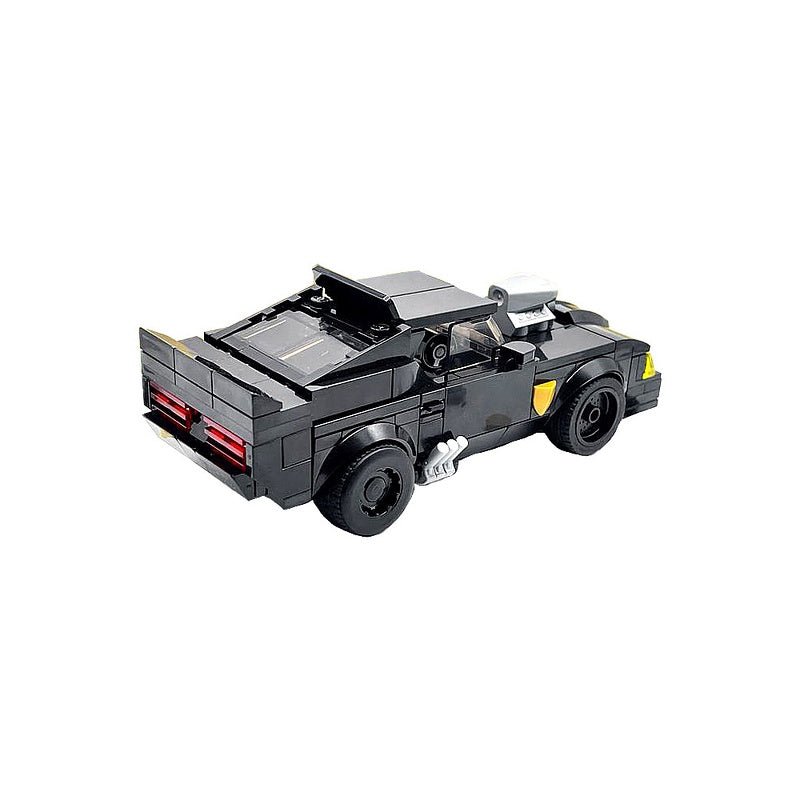 Post-Apocalyptic V8 Interceptor Muscle Car Building Kit | LEGO-Compatible MOC - 3