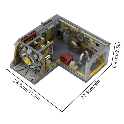 Post-Apocalyptic Vault Entrance Building Kit | LEGO-Compatible MOC - 2
