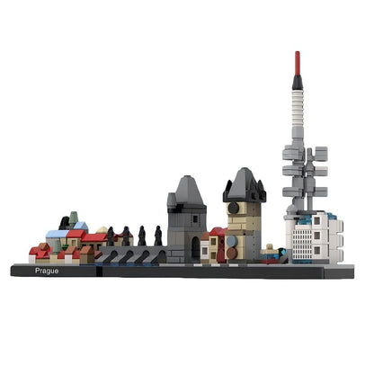 Prague City Skyline Building Kit | LEGO-Compatible MOC - 2