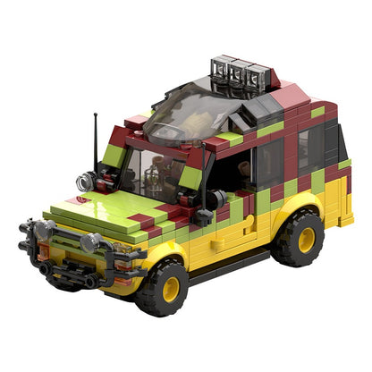 Prehistoric Park Tour Vehicle Building Kit | LEGO-Compatible MOC - 2