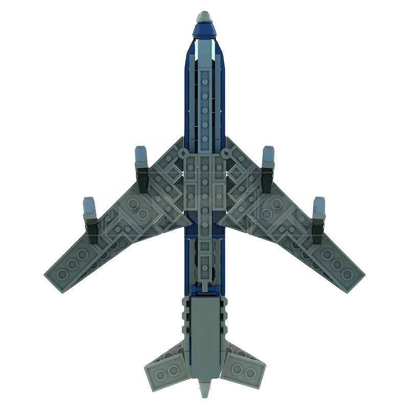 Presidential Four-Engine VC-25A Transport Aircraft 1:300 MOC Building Kit - 3