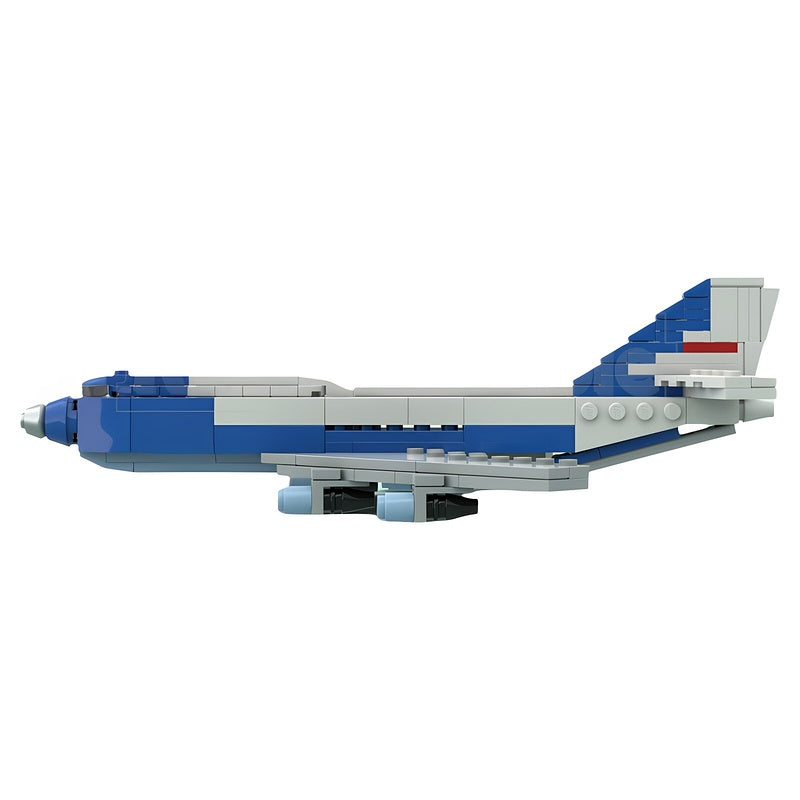 Presidential Four-Engine VC-25A Transport Aircraft 1:300 MOC Building Kit - 4