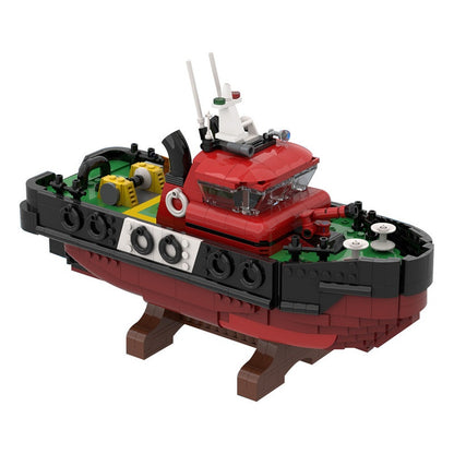 Professional Harbour Tugboat MOC Building Kit - 3