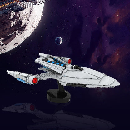 Proto-Drive Exploration Starship Building Kit | LEGO-Compatible MOC - 1