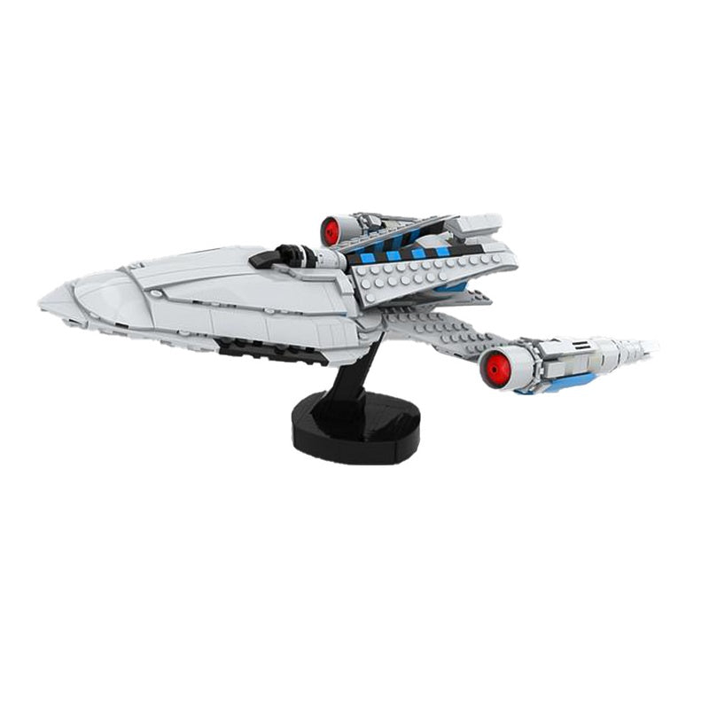 Proto-Drive Exploration Starship Building Kit | LEGO-Compatible MOC - 2