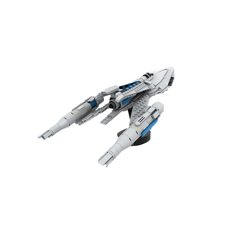 Proto-Drive Exploration Starship Building Kit | LEGO-Compatible MOC - 3