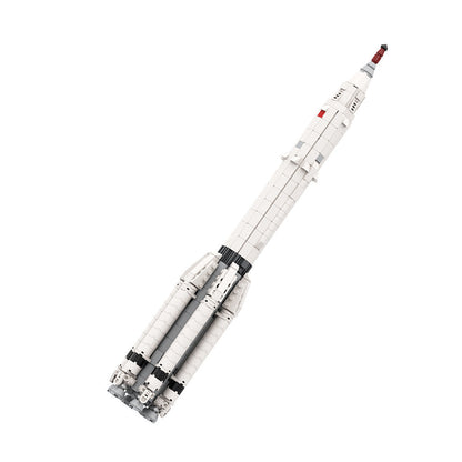 Proton K with LK-1 Circumlunar Spacecraft Building Kit | LEGO-Compatible MOC - 1