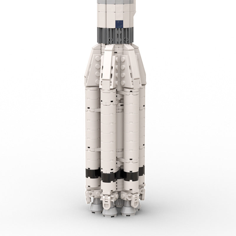 Proton M Saturn V Scale Building Kit | 1:110 Scale | LEGO-Compatible MOC - 6