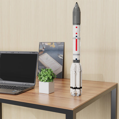 Proton M Saturn V Scale Building Kit | 1:110 Scale | LEGO-Compatible MOC - 8
