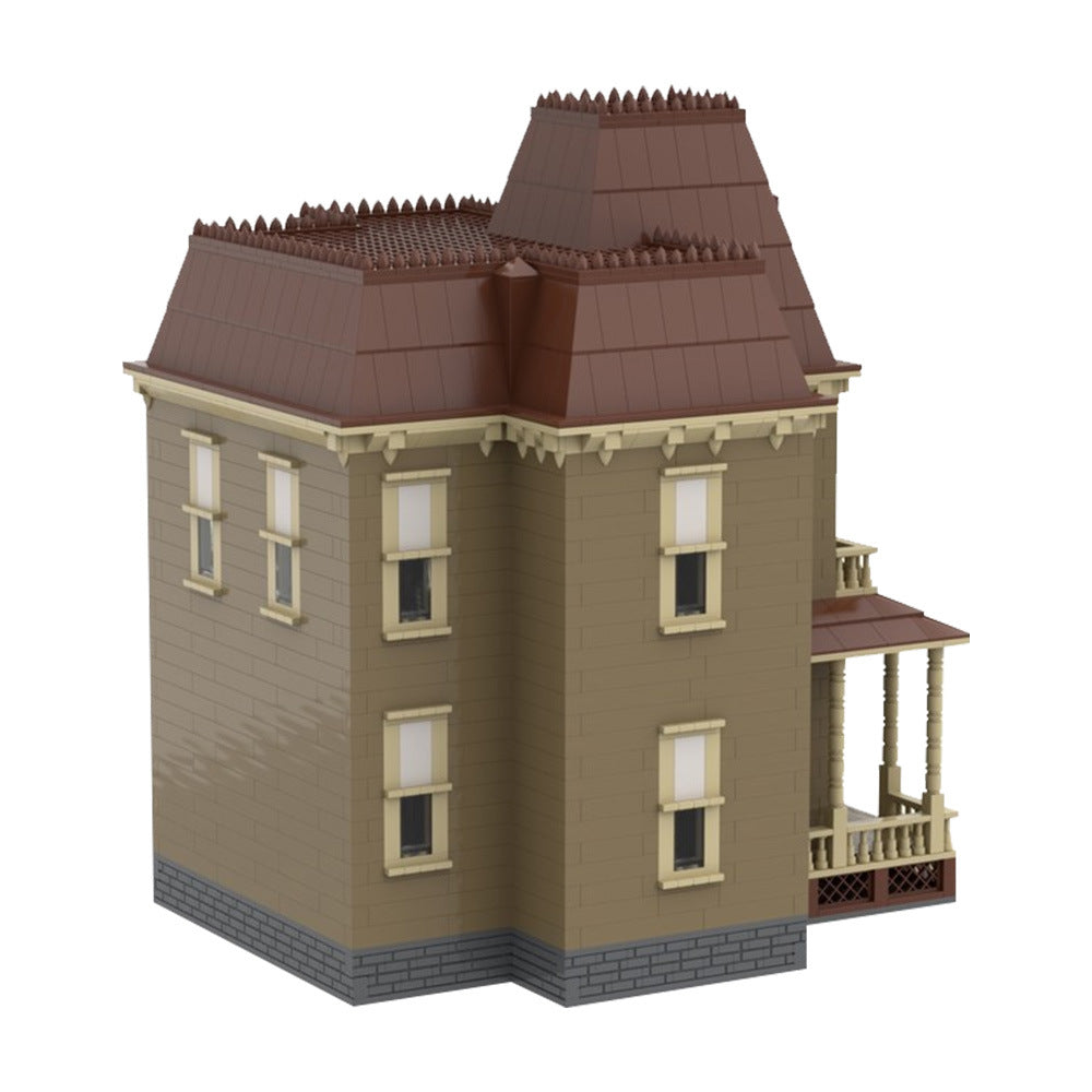 Psycho House Building Kit | LEGO-Compatible MOC - 5