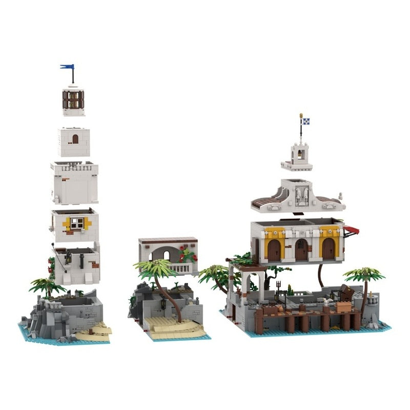 Puerto Santa Maria Harbor Light MOC Lighthouse Building Kit - 5
