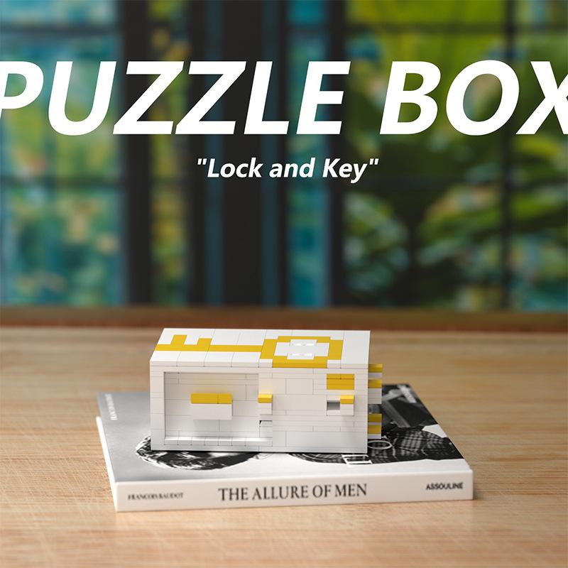 Puzzle Box Building Kit | Lock and Key | LEGO-Compatible MOC - 4