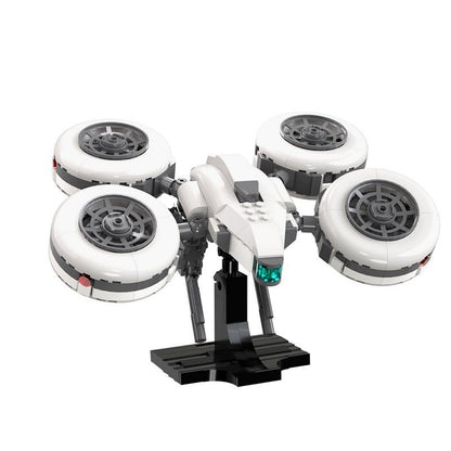 Quad-Rotor Combat Drone MOC Building Kit | Futuristic Aerial Machine - 5