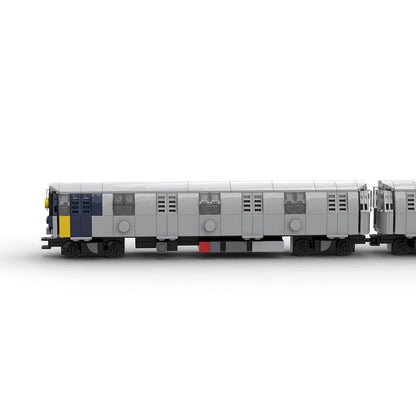 R211-Style Metro Train MOC Building Kit | Urban Subway Model 4-Wide Transit - 2
