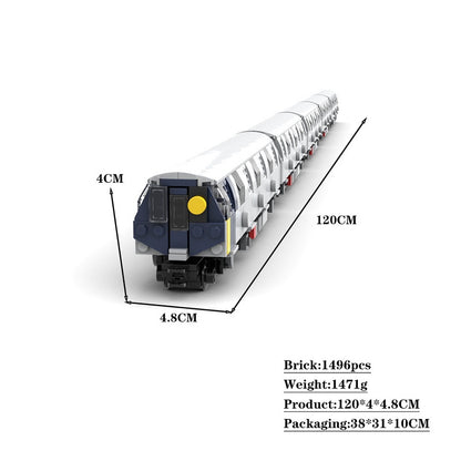 R211-Style New York Metro Train Building Kit | LEGO-Compatible MOC - 4