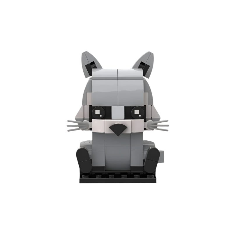 Raccoon MOC Cube Character Building Kit | Compatible MOC - 1