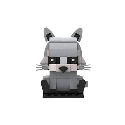 Raccoon MOC Cube Character Building Kit | Compatible MOC - 1