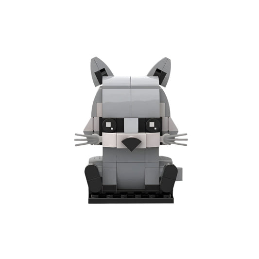 Raccoon MOC Cube Character Building Kit | Compatible MOC - 1