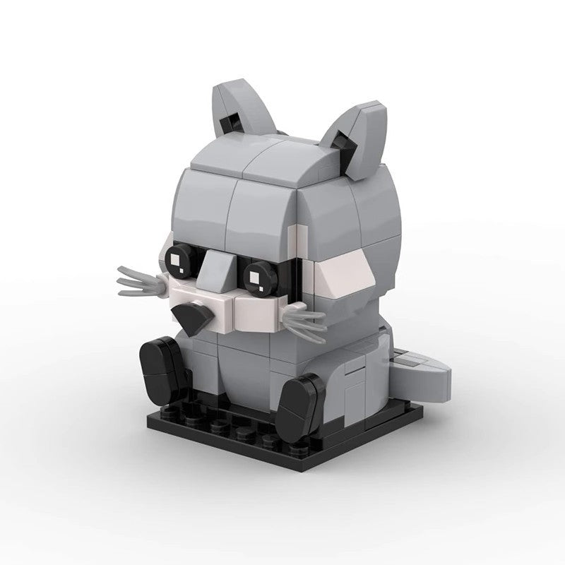 Raccoon MOC Cube Character Building Kit | Compatible MOC - 3