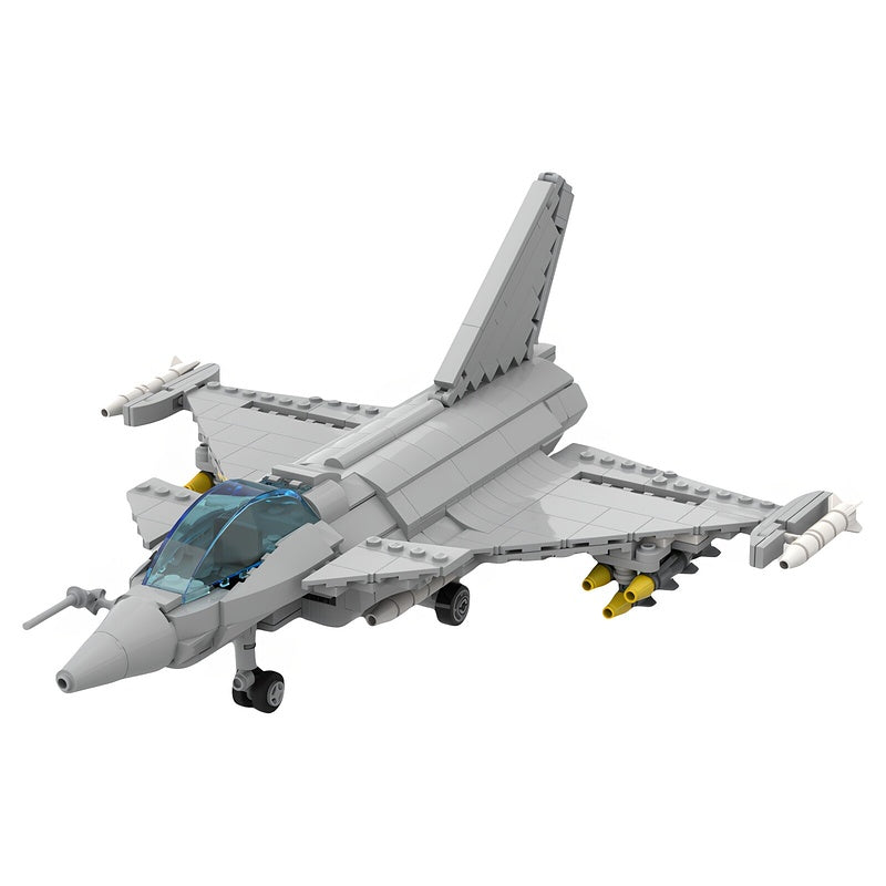 Rafale 1:48 Multirole Fighter Jet MOC Building Kit - 1