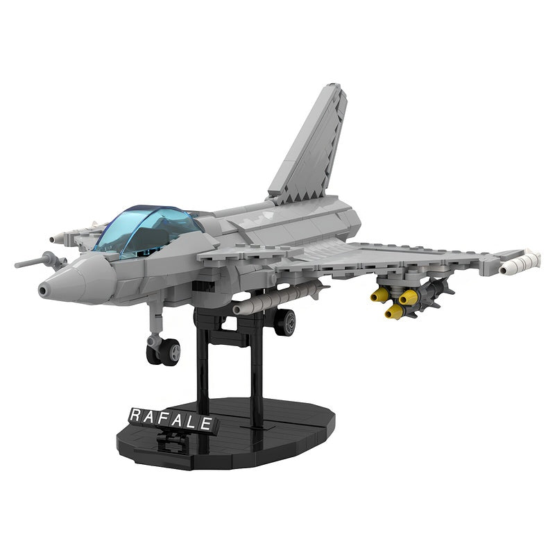 Rafale 1:48 Multirole Fighter Jet MOC Building Kit - 2