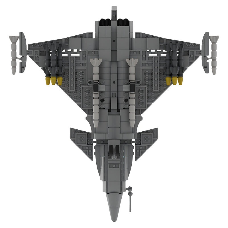 Rafale 1:48 Multirole Fighter Jet MOC Building Kit - 3