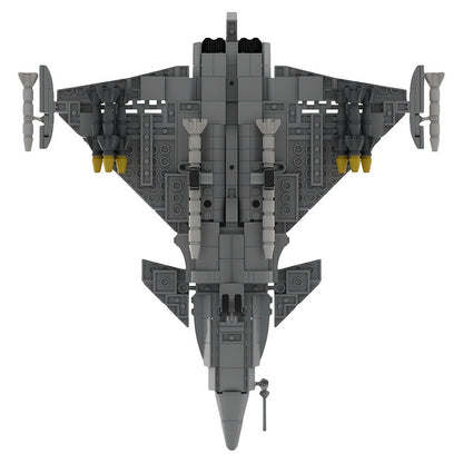 Rafale 1:48 Multirole Fighter Jet MOC Building Kit - 3