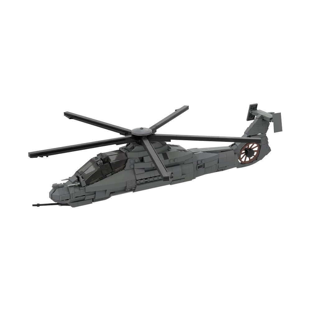 RAH-66 COMANCHE Helicopter Building Kit | 1:35 Scale | LEGO-Compatible MOC - 5