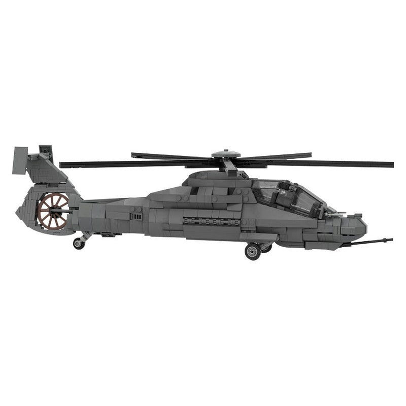 RAH-66 Comanche Helicopter MOC Building Kit | 1:35 Scale Aircraft Model - 3