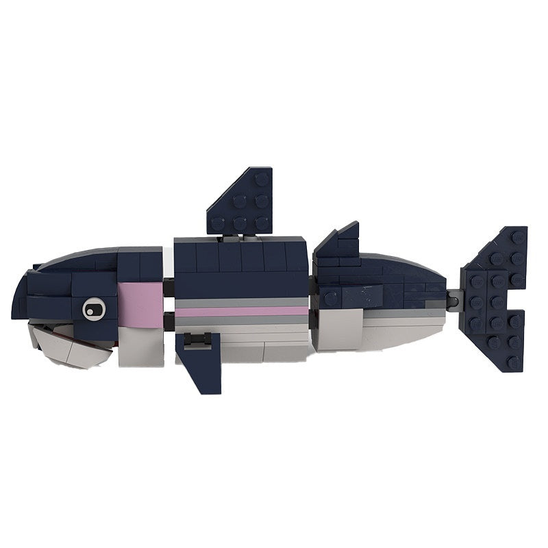 Rainbow Trout MOC Building Kit | Freshwater Fish Animal Figure Model - 3