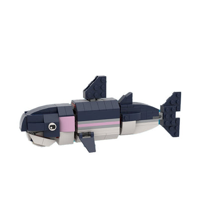 Rainbow Trout MOC Building Kit | Freshwater Fish Animal Figure Model - 4