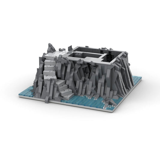 Raised Castle Baseplate MOC Building Kit | Medieval Terrain Expansion - 1