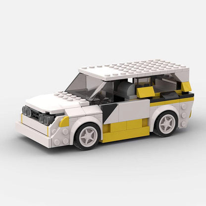 Rally Hatchback MOC Building Kit | Compact Racing Vehicle Model - 3