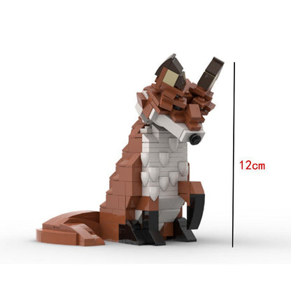 Red Fox MOC Building Kit | Wildlife Animal Display Model - 4