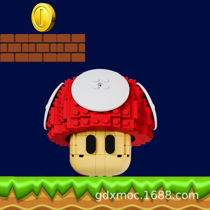 Red Mushroom Character MOC Building Kit - 2