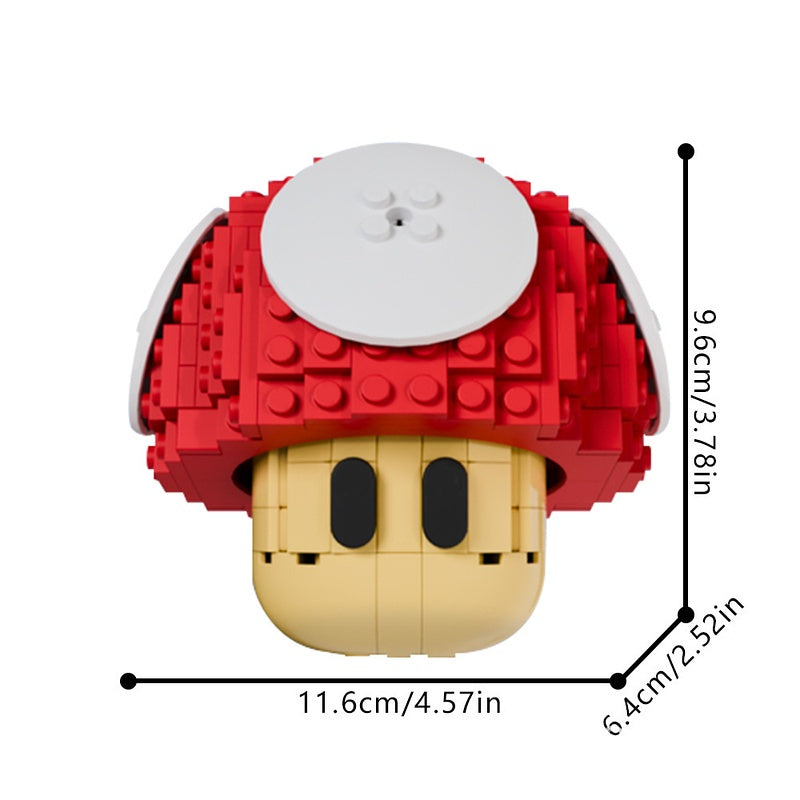 Red Mushroom Character MOC Building Kit - 3