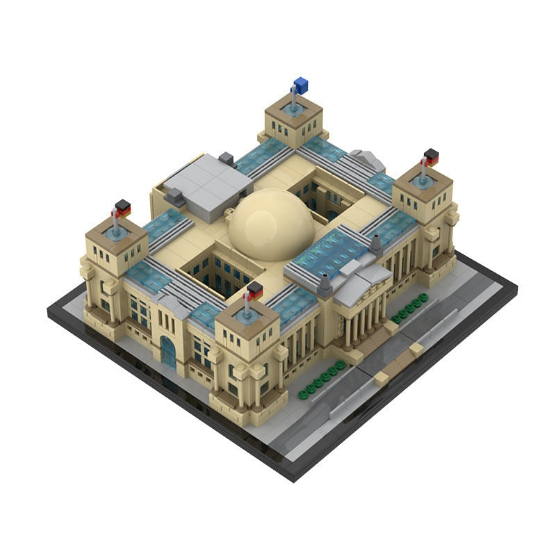 Reichstag Berlin MOC Historic Architecture Building Kit - 1