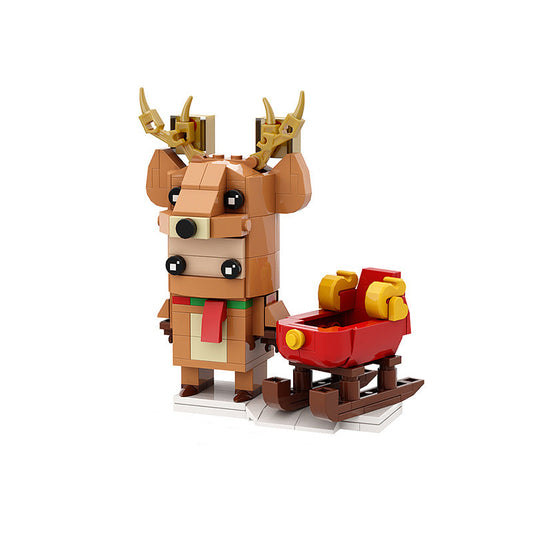 reindeer building set | lego compatible - 2