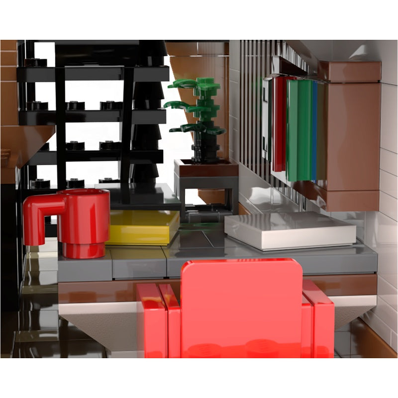 Remodeled Architectural Office Modular MOC Building Kit - 3