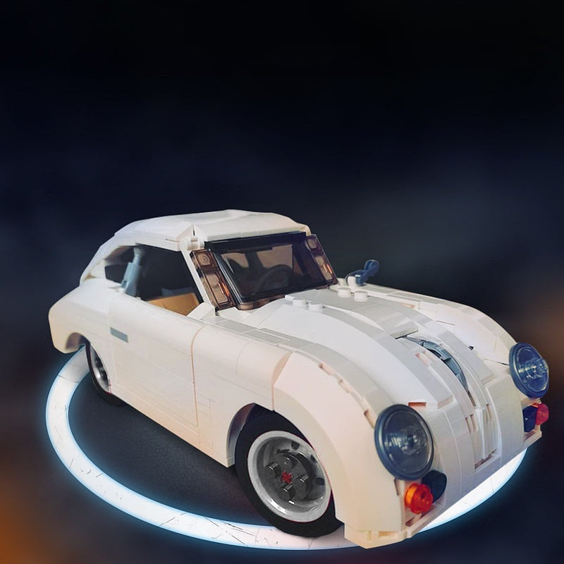 Retro 356 Classic Sports Car MOC Building Kit - 2