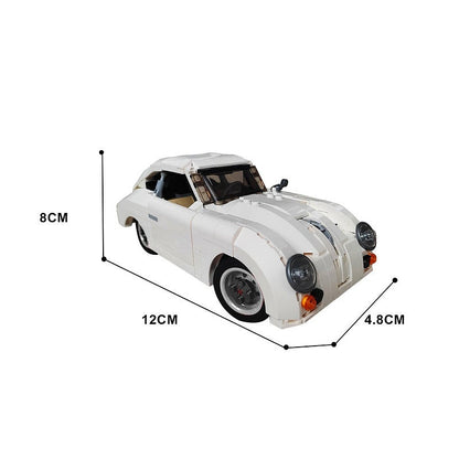 Retro 356 Classic Sports Car MOC Building Kit - 3