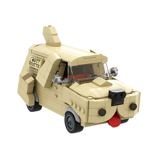 Retro 90s Mystery Van MOC Building Kit | Vintage Vehicle Model - 1